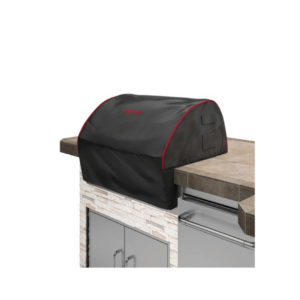 Bison Head Premium Cover/Black Red Piping & Stitched Logo, Box
