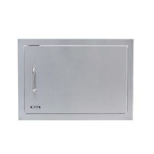 Horizontal Stainless Steel Single Door w/ Reveal