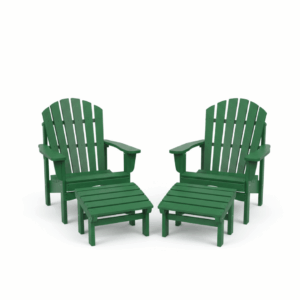 2 Comfo Back Adirondack PATC2400 w 2 PAFS2400 Adirondack Footstool