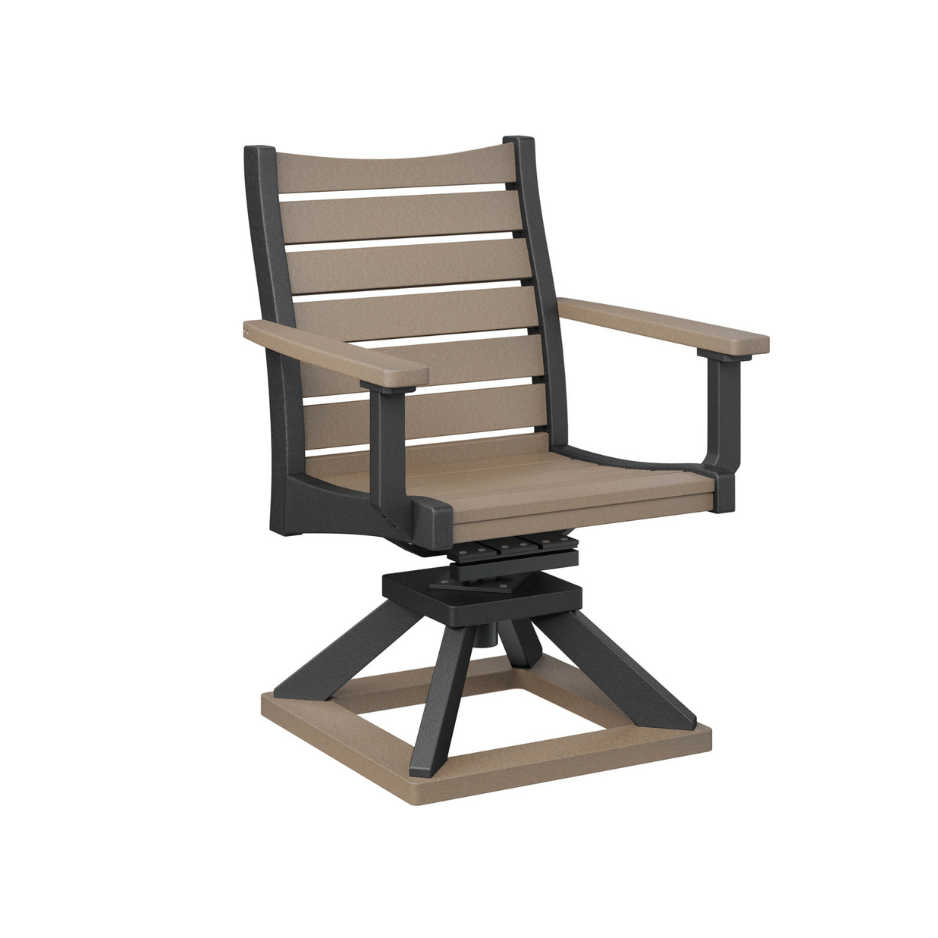 Bristol Swivel Rocker Dining Chair w/arms